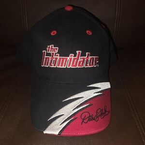 DALE EARNHARDT The Intimidator Black and Red SNAPBACK HAT